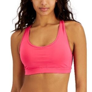 ID Ideology Performance Medium Impact Sports Bra, S - Fiery Pink